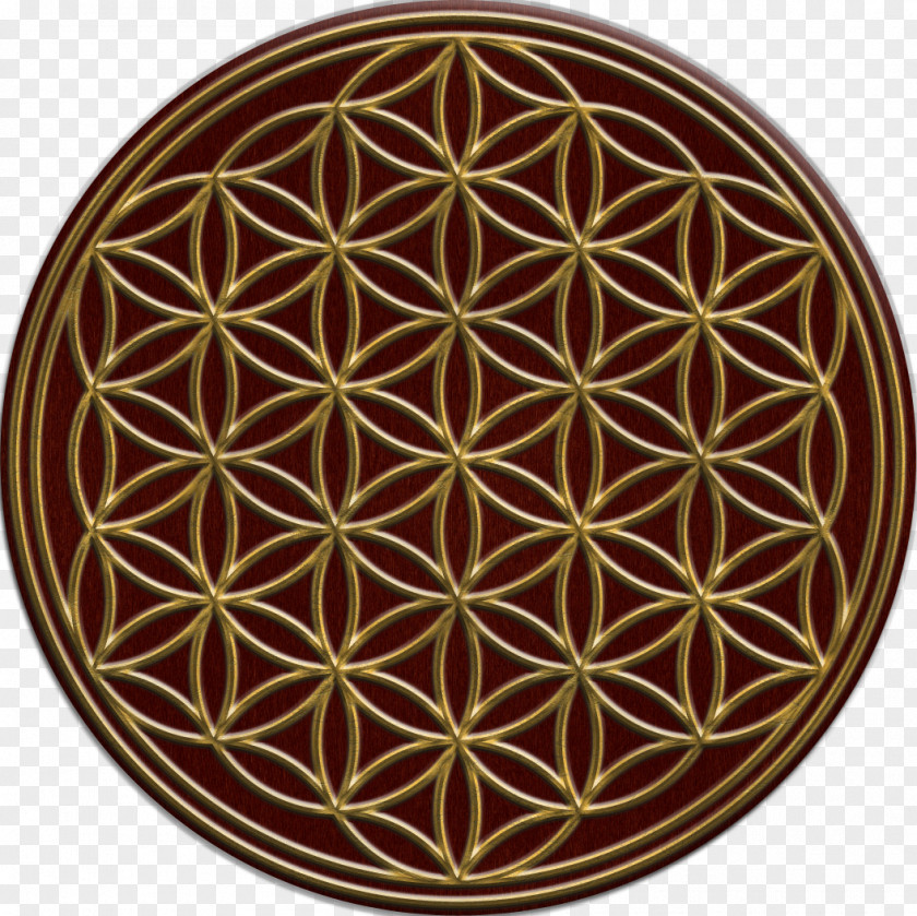 Flowe Sacred Geometry Golden Ratio Overlapping Circles Grid Symbol PNG
