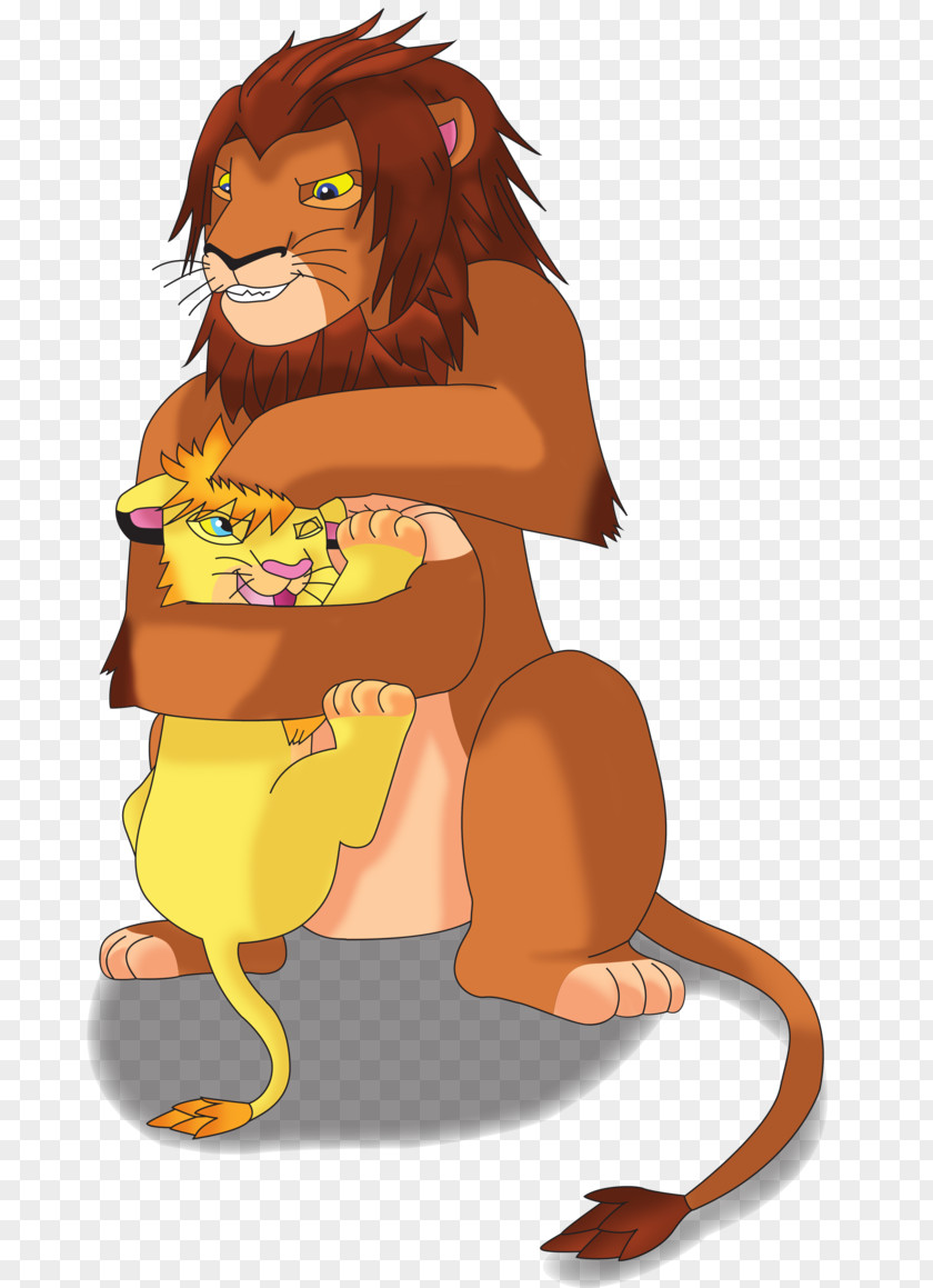 Lion Illustrator Aqua Panther Big Cat Character PNG