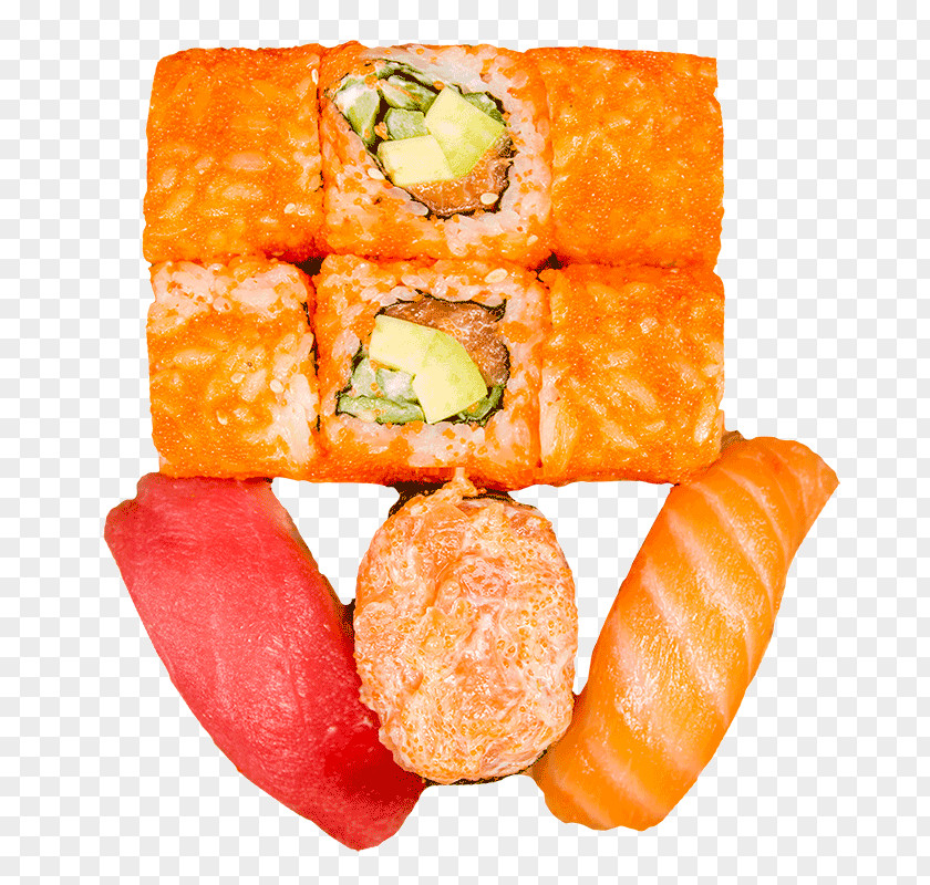 Sushi California Roll Makizushi Vegetarian Cuisine Fast Food PNG