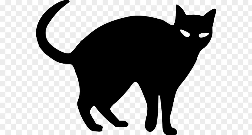 Cat Black Halloween Drawing Clip Art PNG