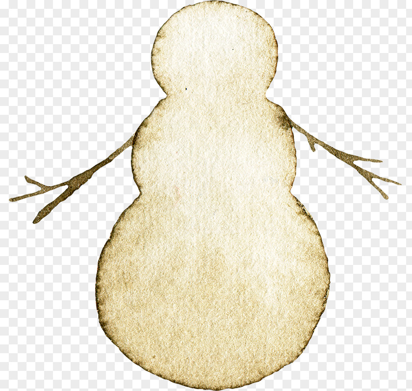 Hand Drawn Snowman PNG