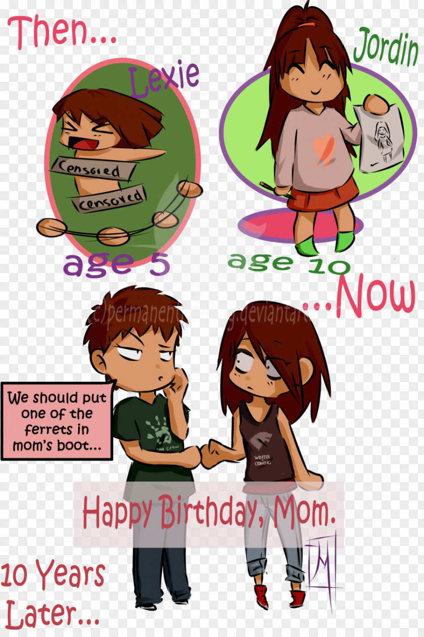 Happy Birthday Mother Comics Cartoon Human Behavior Homo Sapiens PNG
