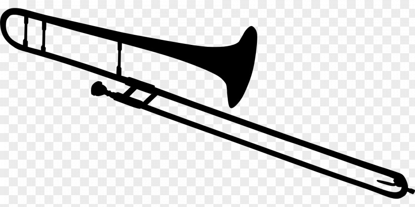 Musical Instruments Trombone Silhouette Clip Art PNG