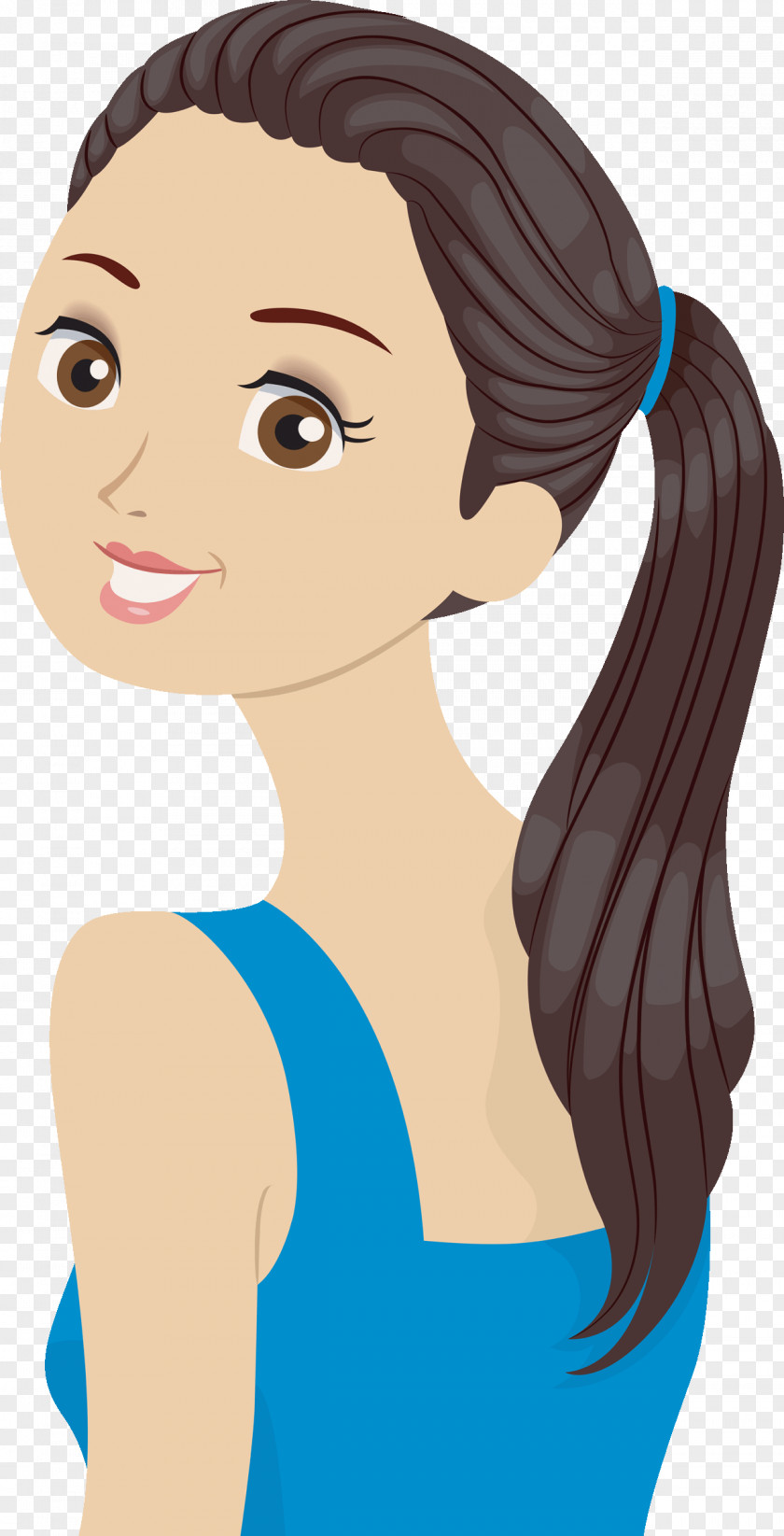 Style Makeover Girl Cartoon PNG