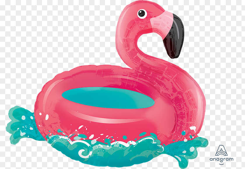 Flamingo Float Mylar Balloon Gas BoPET Saloon PNG
