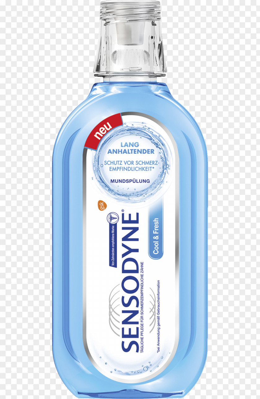 Fresh And Cool Mouthwash Toothpaste Sensodyne PNG