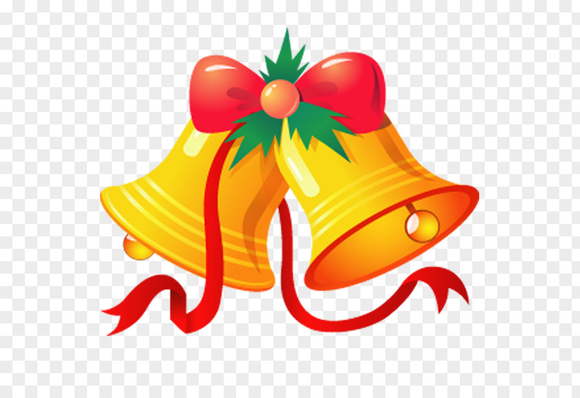 Golden Christmas Bells Jingle Bell Clip Art PNG