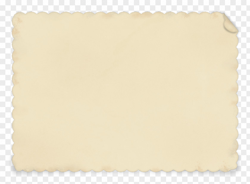 Paper Placemat Rectangle Yellow PNG