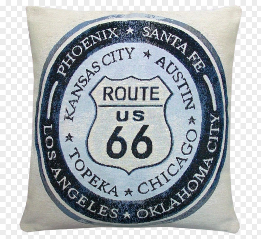 Pillow U.S. Route 66 Throw Pillows Cushion Cotton PNG