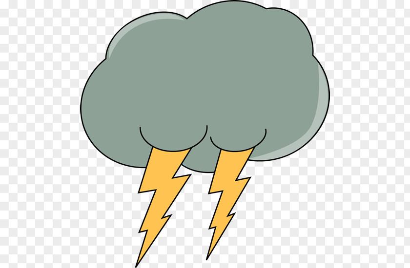 Cloud Lightning Cliparts Thunderstorm Rain Clip Art PNG
