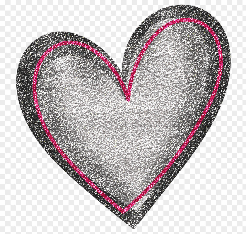 Heart Black And White PNG