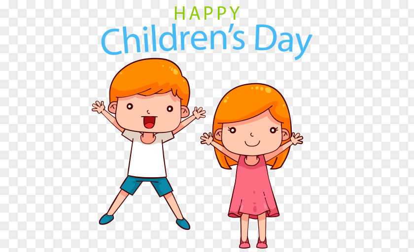 Pleased Happy Childrens Day Drawing PNG