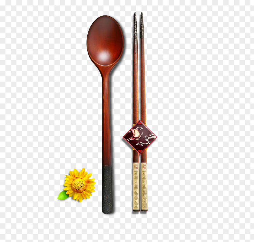 Spoon And Chopsticks Wooden Meal PNG