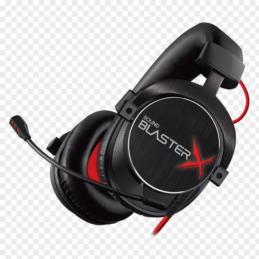 Creative Panels Technology Sound BlasterX H7 Headphones Headset Labs PNG