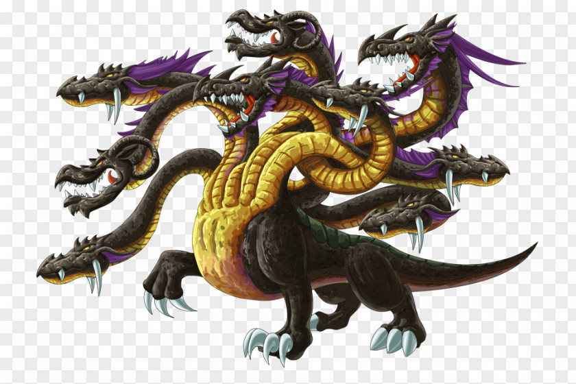 Dragon Nine Dragons Lernaean Hydra Drawing PNG