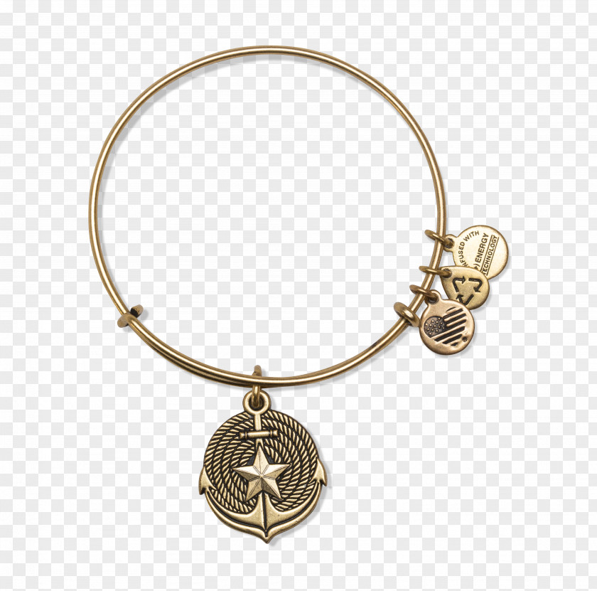 Gold Anchor Earring Charm Bracelet Bangle Necklace PNG