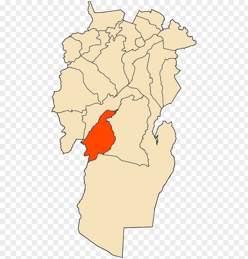 Map Aïn Touila District Djellal Chechar PNG
