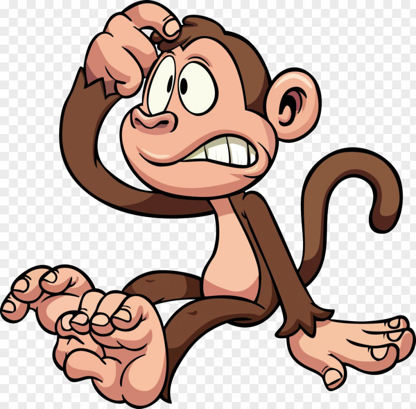 Monkey Trouble Cartoon Royalty-free Clip Art PNG