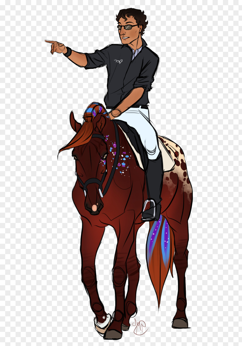 Mustang Equestrian Western Pleasure Rein Bridle PNG
