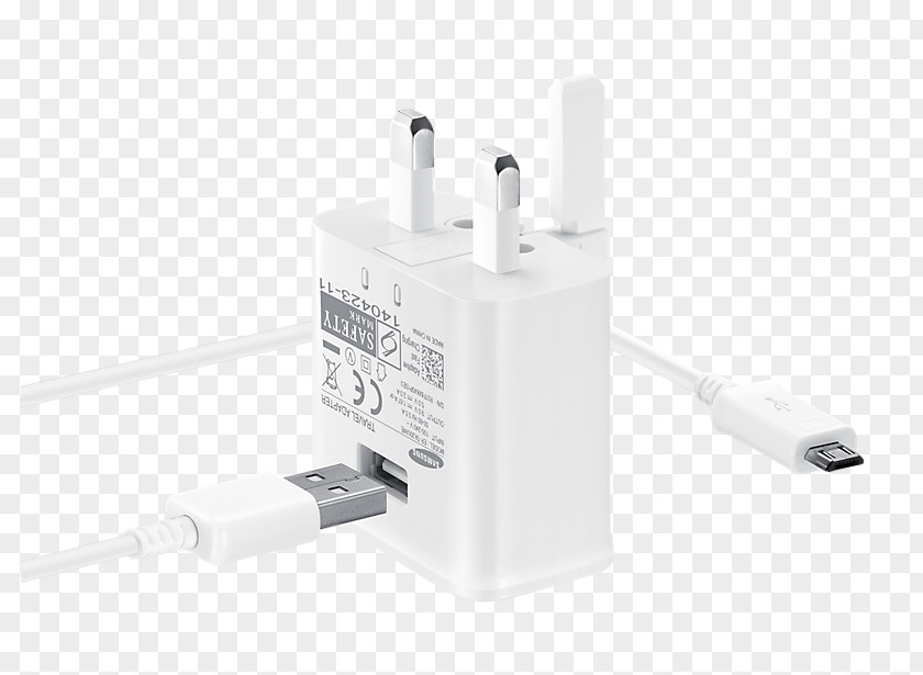Samsung Charger Battery Quick Charge Micro-USB AC Adapter PNG