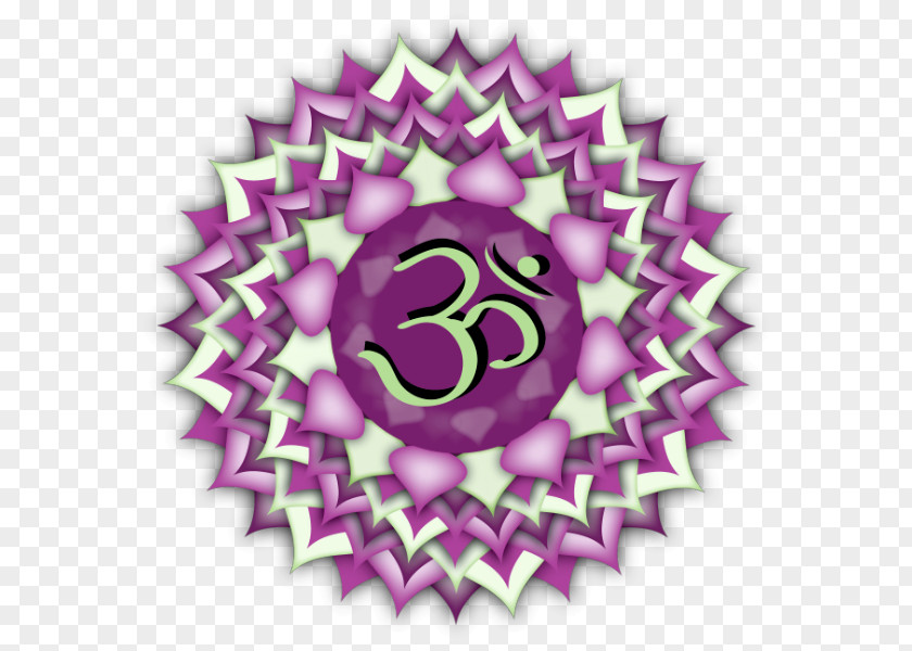 Chakra Sahasrara Violet Symbol PNG