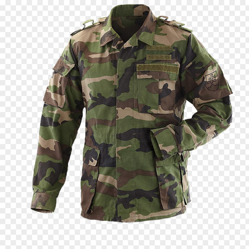 Jacket U.S. Woodland Military Camouflage PNG