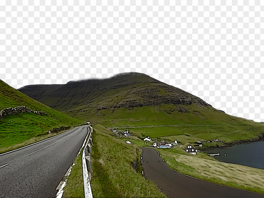 Mount Scenery Lake District Mountain Pass Range Highway PNG