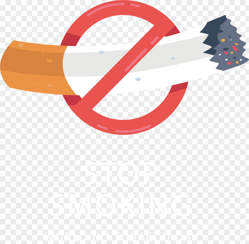 No Smoking Reminder Cigarette Tobacco Cartoon PNG