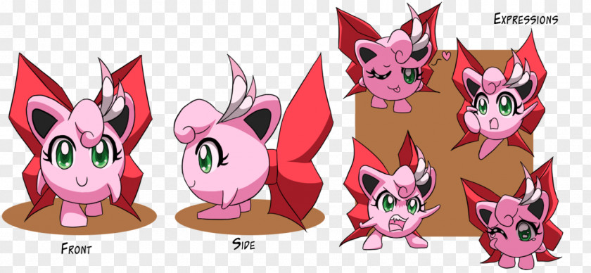 Rainbow Eye Jigglypuff Pokémon Clefairy Art PNG