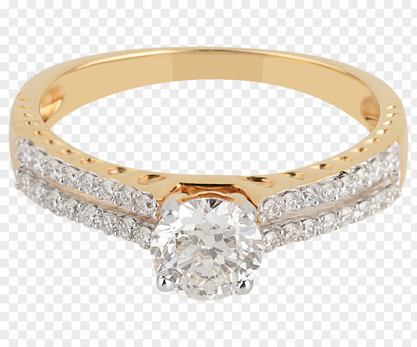 Ring Engagement Colored Gold Carat PNG