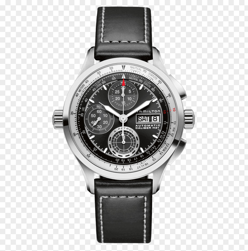Watch Hamilton Men's Khaki Aviation X-Wind Auto Chrono Company Chronograph Baselworld PNG
