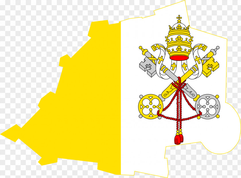 Color City Flag Of Vatican Holy See Papal States PNG