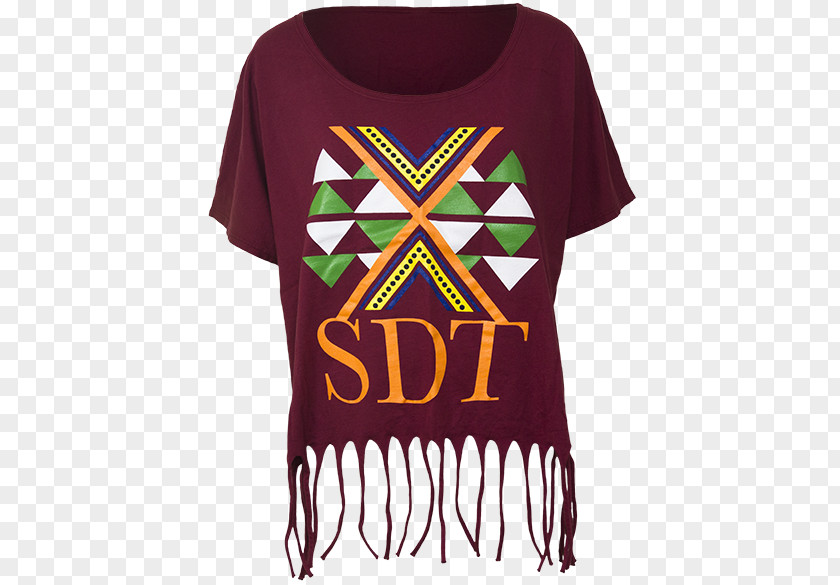 Geometric Block T-shirt Sorority Recruitment Sigma Delta Tau Torch PNG
