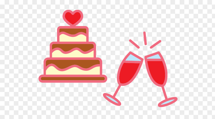 Vector Romantic Wedding Cake Wedlock Euclidean Clip Art PNG