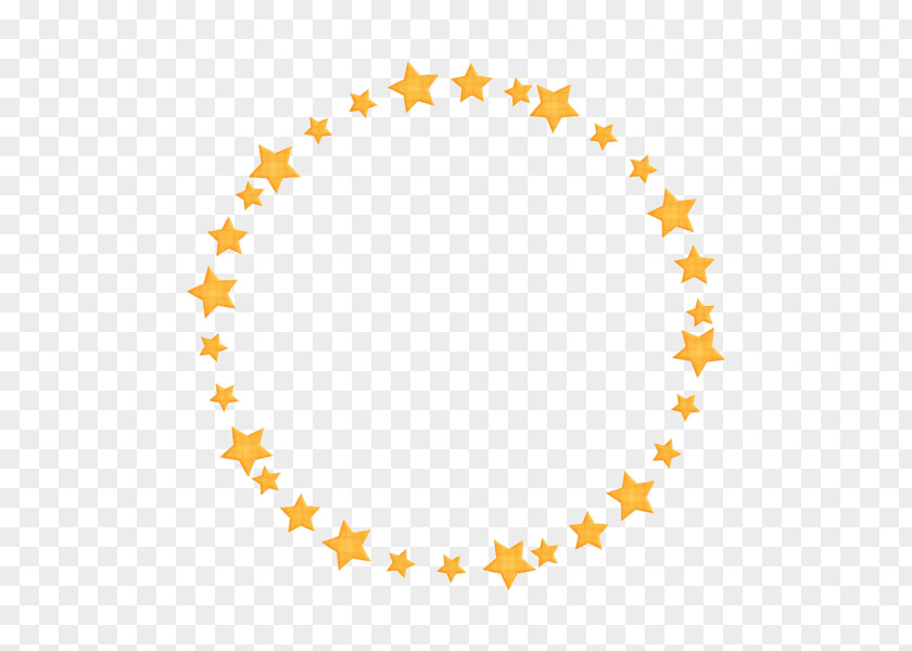 Golden Round Frame Pic Circle Star Stock Photography Illustration PNG
