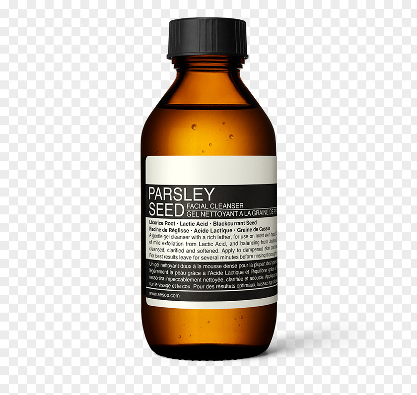 Parsley Cleanser Aesop Skin Facial Exfoliation PNG