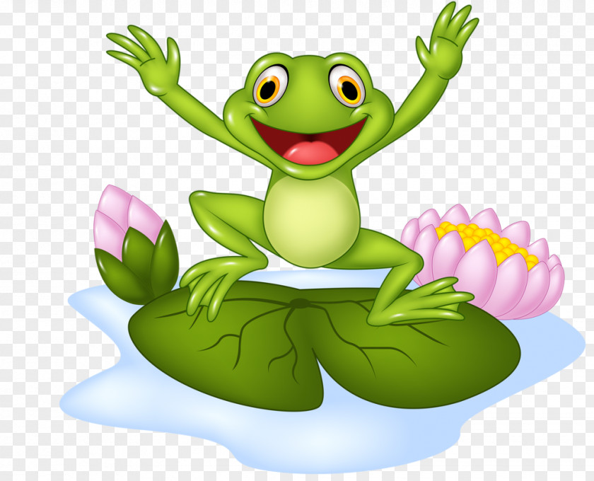 Pond Frog Royalty-free Cartoon PNG