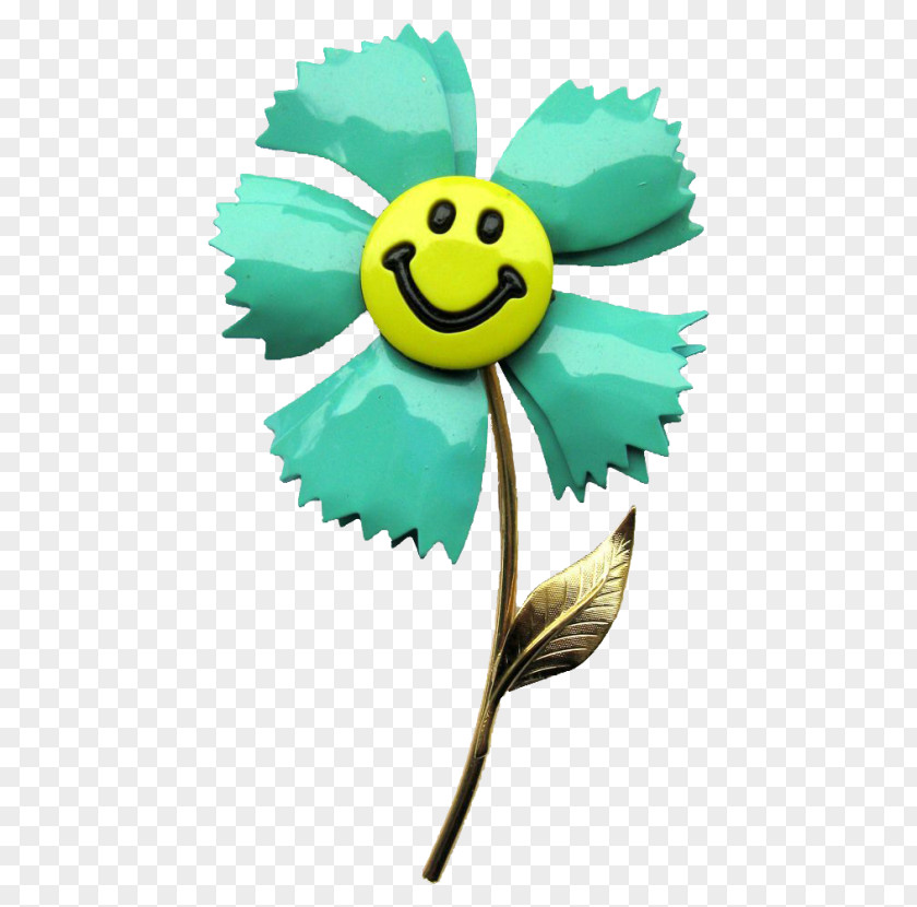 Smiley Emoticon Flower Clip Art PNG