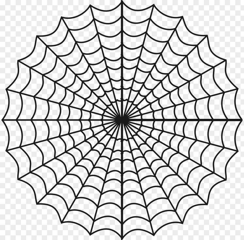 Spider Clipart Web Coloring Book Wolf PNG