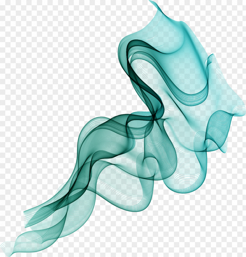 Adobe Illustrator Color Curve PNG Curve, Dynamic smoke, green wave clipart PNG