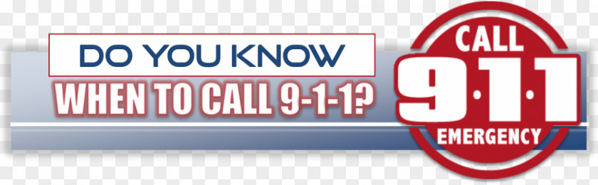 Call 911 Logo Brand Banner Trademark PNG