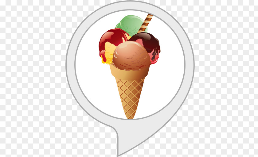 Cone Pistachio Ice Cream Background PNG