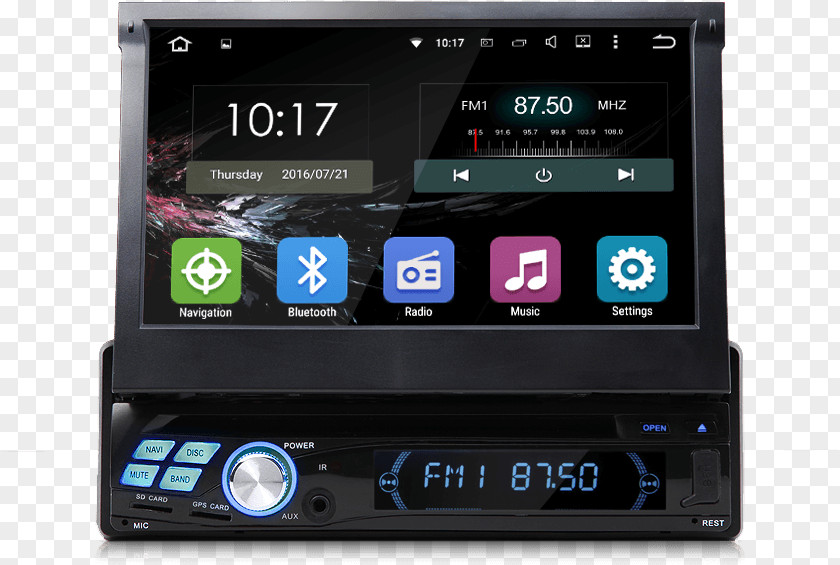 Car DVD Player GPS Navigation Systems ISO 7736 Vehicle Audio PNG