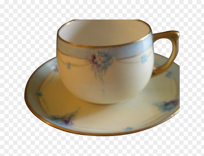 Cup Coffee Porcelain Saucer Nosegay PNG