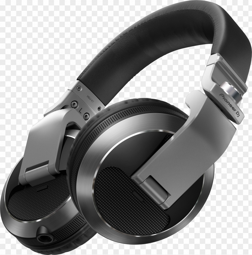 Headphones Disc Jockey Audio Pioneer HDJ-500 DJ PNG