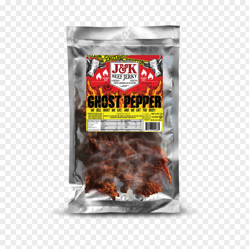 Jerky Flavor Meat Bakkwa Bhut Jolokia PNG