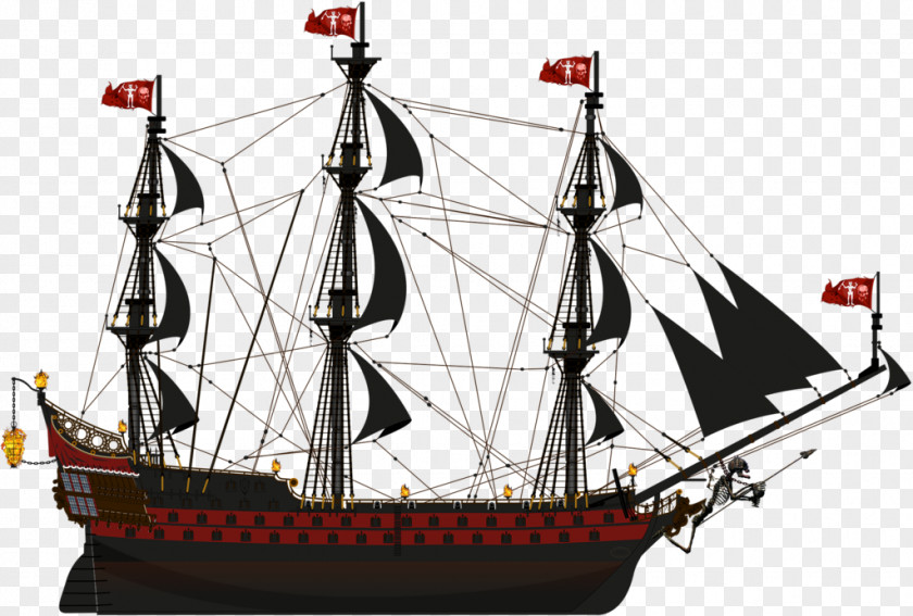 Pirate Ships Brigantine Galleon Caravel Fluyt Carrack PNG