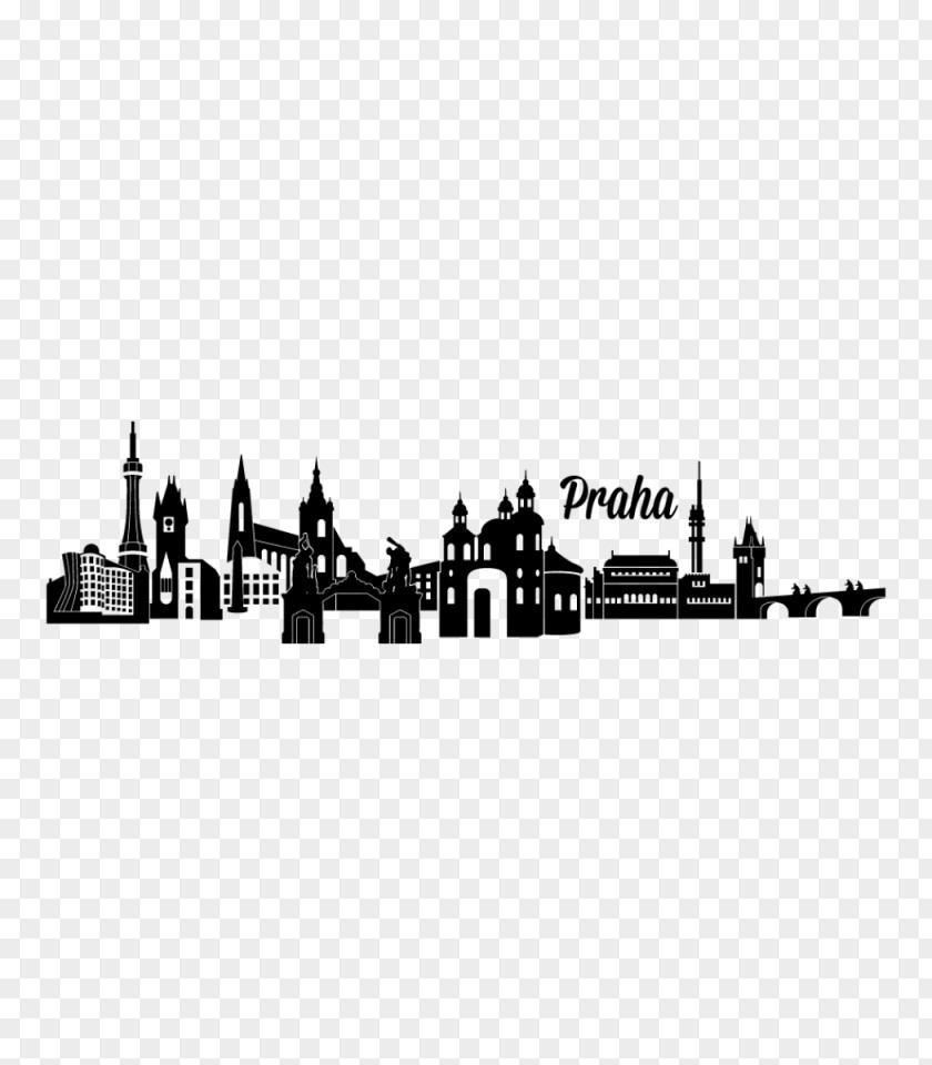 Praha Prague Wall Decal Sticker PNG