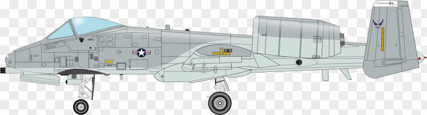 Thunderbolt Fairchild Republic A-10 II Airplane Clip Art PNG