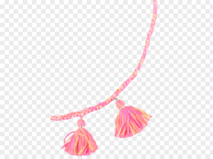 Necklace Body Jewellery Pink M PNG